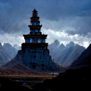 The Crystal Tower, Valley of the Blue Star - Tibet