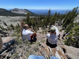 Hiking to energetic portals in Mt Shasta
