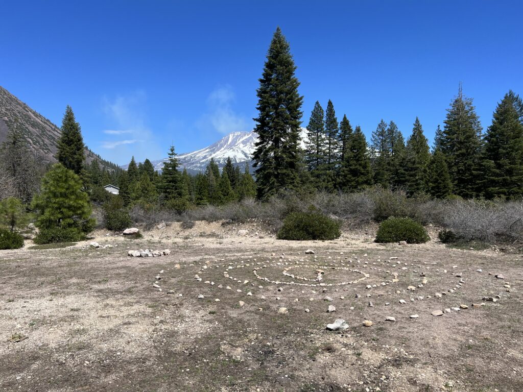 Energetic spiral at the Lemurian vortex: Mount Shasta, CA