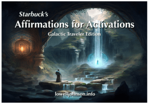 Affirmations for Activation cards - Galactic Traveler Edition
