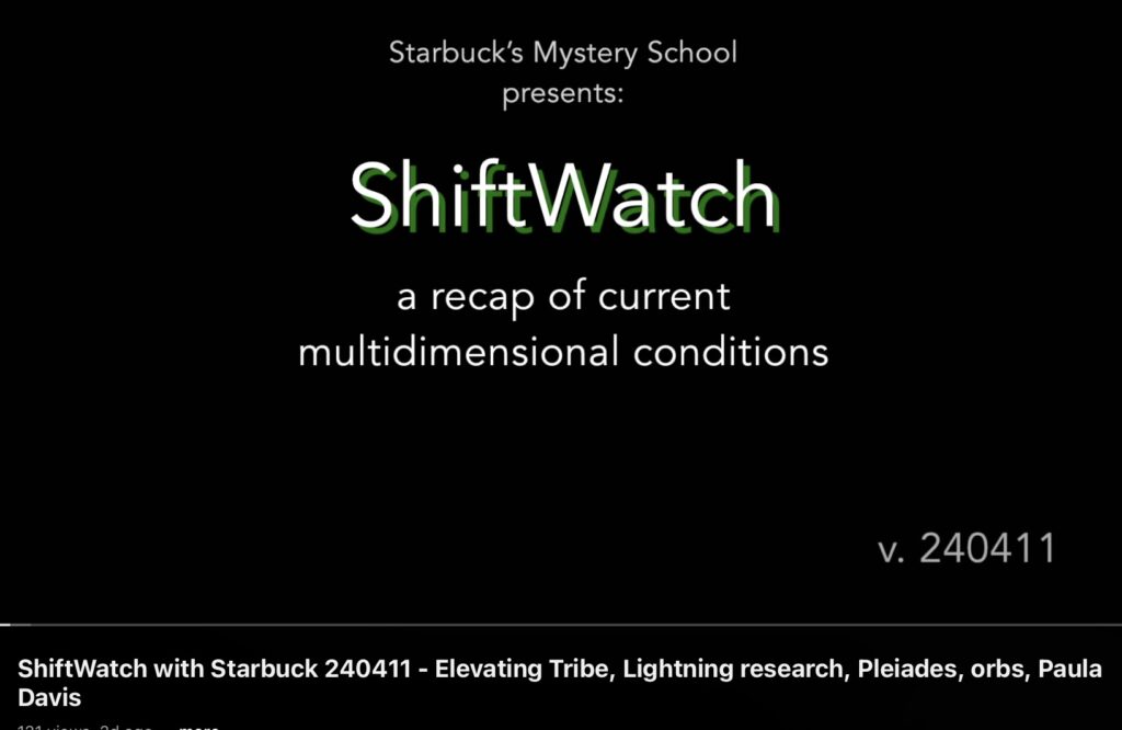 ShiftWatch with Starbuck 240411