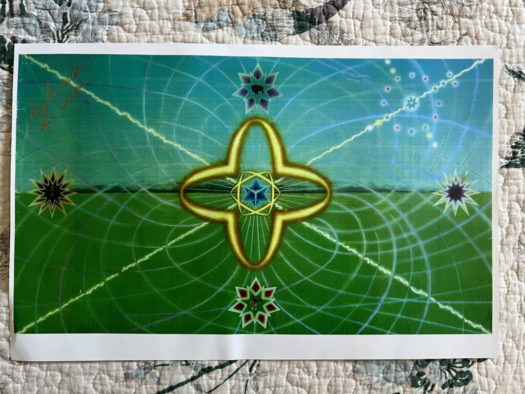 Visualize your Merkabah connected to the Earth Grid
